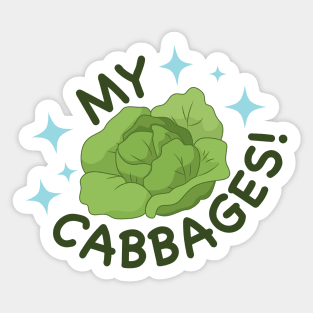 Avatar My Cabbages!!! Sticker